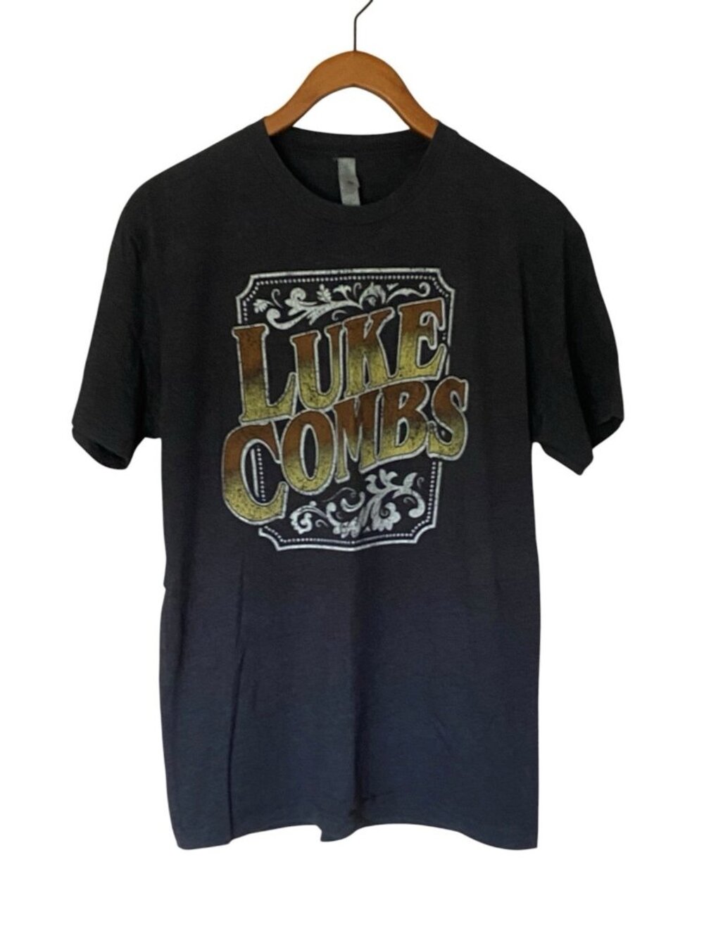 Luke Combs Dark Gray T-Shirt Tour Men's Size M Country Music Band